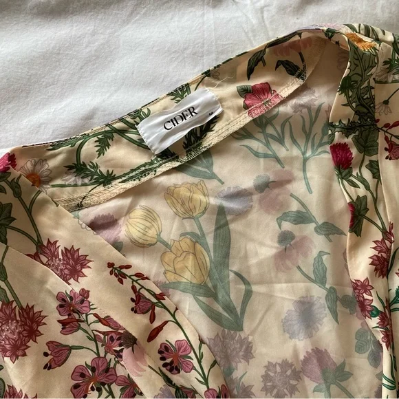 Cider Floral Robe and Pants Set - Picture 7 of 15